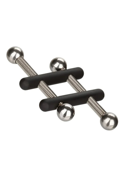 ♀ CalExotics Nipple Grips Power Grip Crossbar Nipple Vices - Happytoys Sexshop: Toys for Feeling Happy & Easy 😊 - Discreet geleverd