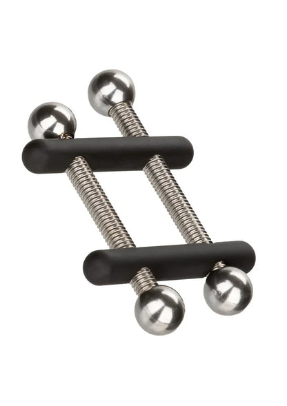 ♀ CalExotics Nipple Grips Power Grip Crossbar Nipple Vices - Happytoys Sexshop: Toys for Feeling Happy & Easy 😊 - Discreet geleverd