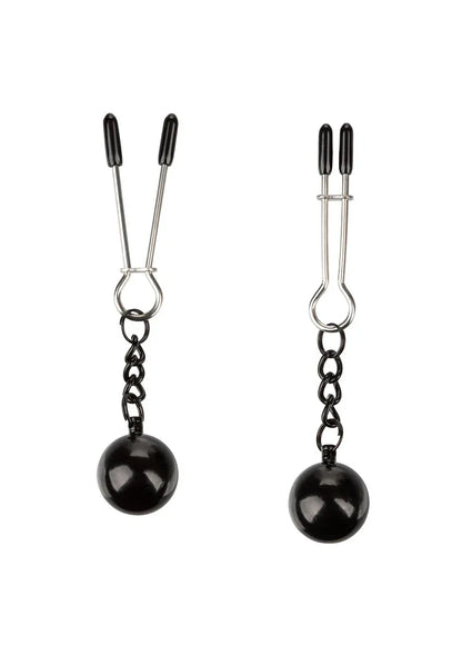 ♀ CalExotics Nipple Grips Verzwaarde pincet tepelklemmen - Happytoys Sexshop: Toys for Feeling Happy & Easy 😊 - Discreet geleverd