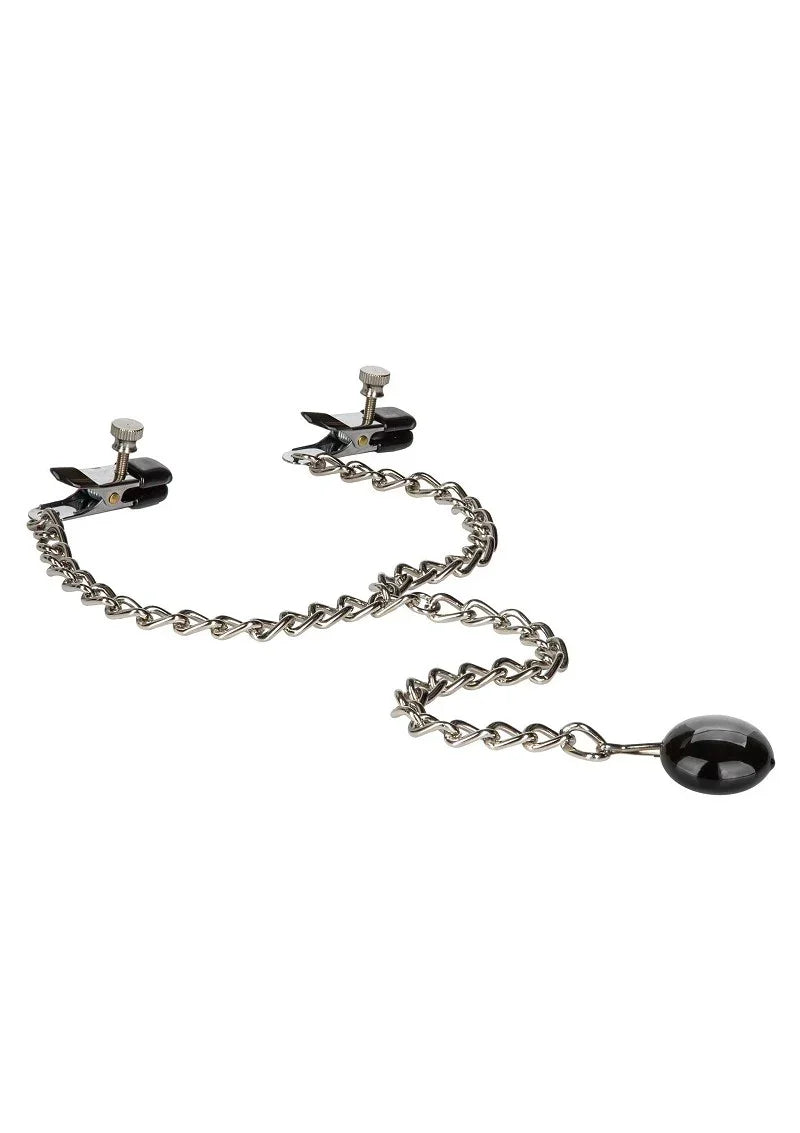 ♀ CalExotics Nipple Play Weighted Disc Nipple Clamps - Happytoys Sexshop: Toys for Feeling Happy & Easy 😊 - Discreet geleverd