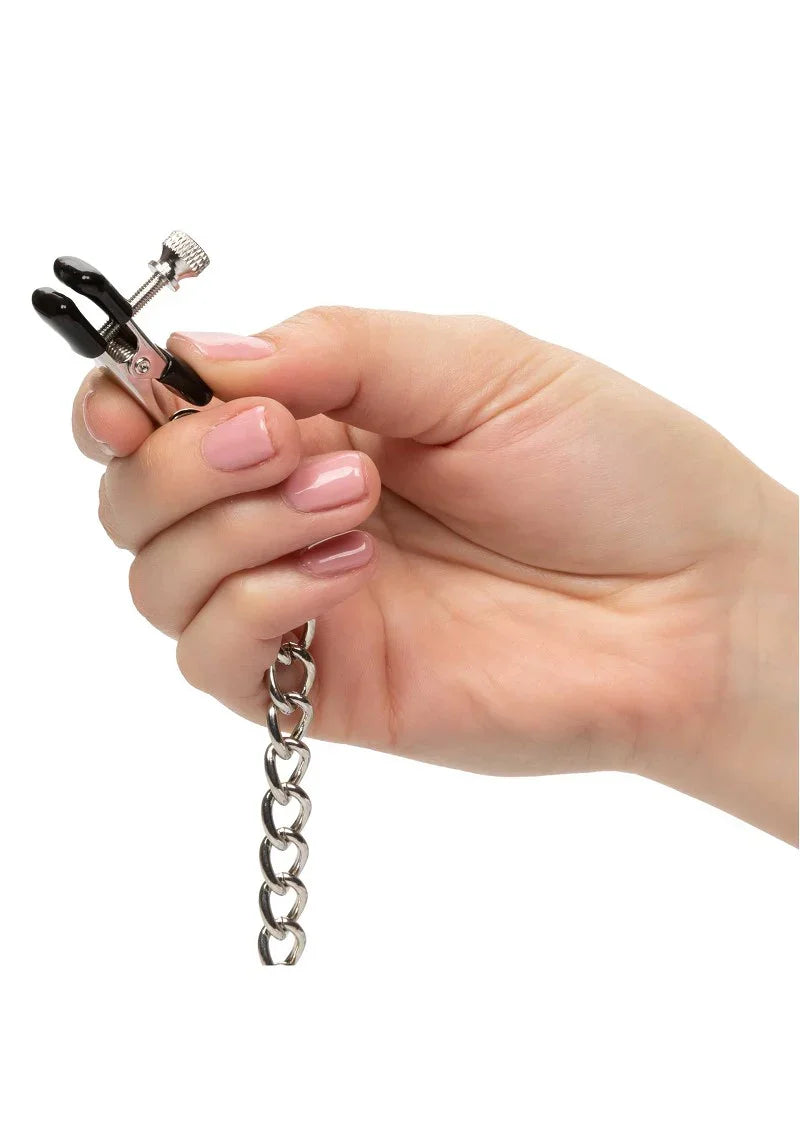 ♀ CalExotics Nipple Play Weighted Disc Nipple Clamps - Happytoys Sexshop: Toys for Feeling Happy & Easy 😊 - Discreet geleverd