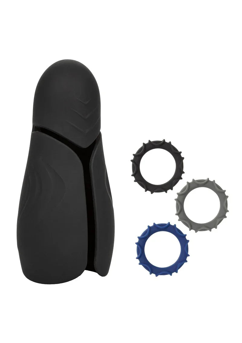 Optimum Power Elite Pro Stroker by CalExotics - Happytoys Sexshop: Toys for Feeling Happy & Easy 😊 - Discreet geleverd