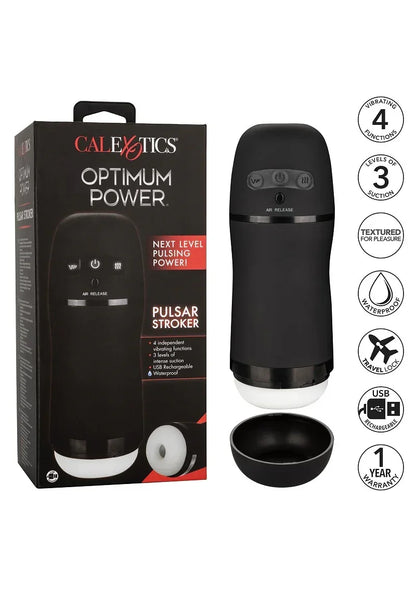Optimum Power Pulsar Stroker by CalExotics - Happytoys Sexshop: online sex shop for Feeling Happy & Easy 😊 - Discreet geleverd