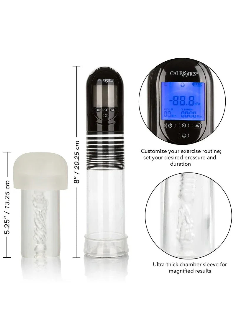 Optimum Series Advanced Automatic Smart Pump by CalExotics - Happytoys Sexshop: Toys for Feeling Happy & Easy 😊 - Discreet geleverd