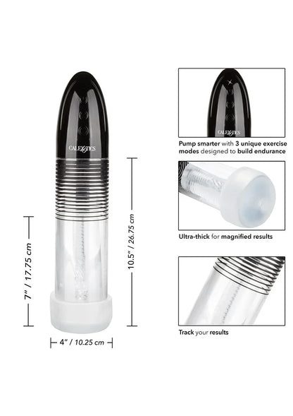 Optimum Series Executive Automatic Smart Pump by CalExotics - Happytoys Sexshop: online sex shop for Feeling Happy & Easy 😊 - Discreet geleverd