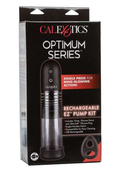 ♂ CalExotics Optimum Series Rechargeable EZ Pump Kit - Happytoys Sexshop: online sex shop for Feeling Happy & Easy 😊 - Discreet geleverd