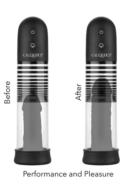 ♂ CalExotics Optimum Series Rechargeable EZ Pump Kit - Happytoys Sexshop: online sex shop for Feeling Happy & Easy 😊 - Discreet geleverd