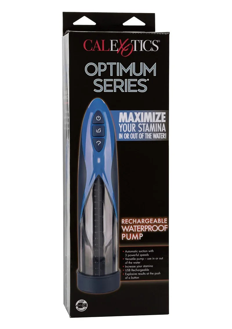 Optimum Series Rechargeable Waterproof Pump by CalExotics - Happytoys Sexshop: Toys for Feeling Happy & Easy 😊 - Discreet geleverd