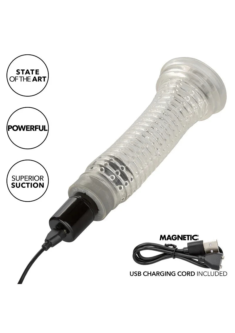 ♂ CalExotics Optimum Series Vibro Air Pump - Happytoys Sexshop: Toys for Feeling Happy & Easy 😊 - Discreet geleverd