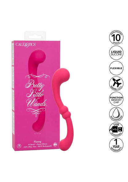 ♀ CalExotics Pretty Little Wands Curvy vibrator - Happytoys Sexshop: Toys for Feeling Happy & Easy 😊 - Discreet geleverd