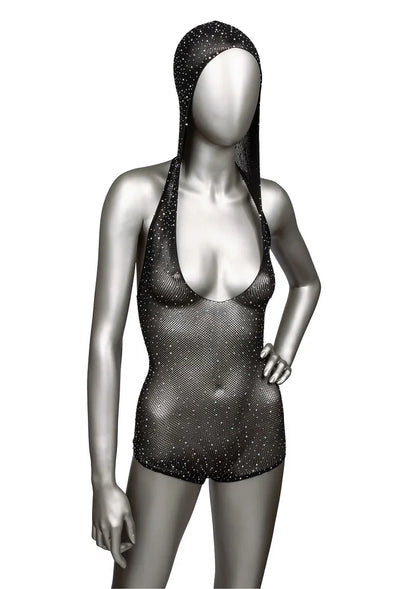 Radiance Hooded Deep V Body Suit by CalExotics - Happytoys Sexshop: Toys for Feeling Happy & Easy 😊 - Discreet geleverd