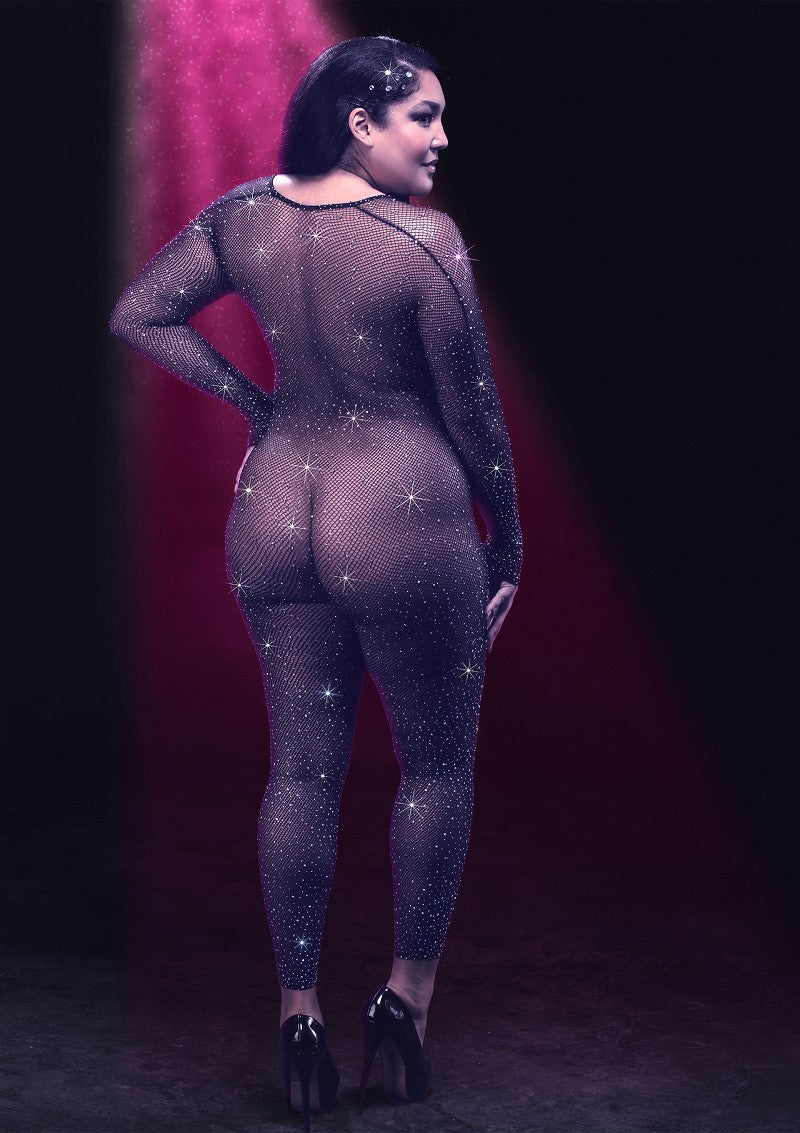 ♀ CalExotics Radiance Plus Size kruisloos Full Body Suit @ Happytoys Sexshop: Toys for Feeling Happy & Easy 😊