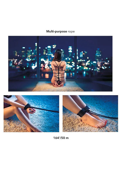 Scandal BDSM Rope 164'/50 m by CalExotics - Happytoys Sexshop: online sex shop for Feeling Happy & Easy 😊 - Discreet geleverd