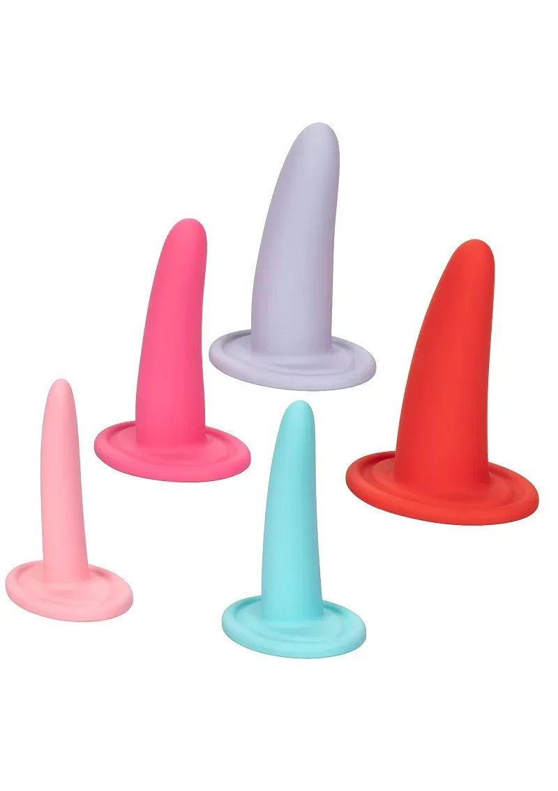 Bestel: She - ology 5 - piece Wearable Vaginal Dilator Set by CalExotics - bij Happytoys: de erotische sex webshop | liever Happy dan Easy ⭐⭐⭐⭐⭐