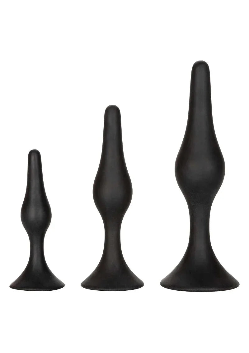 ♂ ♀ CalExotics Silicone Anal Starter Kit - Happytoys Sexshop: Toys for Feeling Happy & Easy 😊 - Discreet geleverd