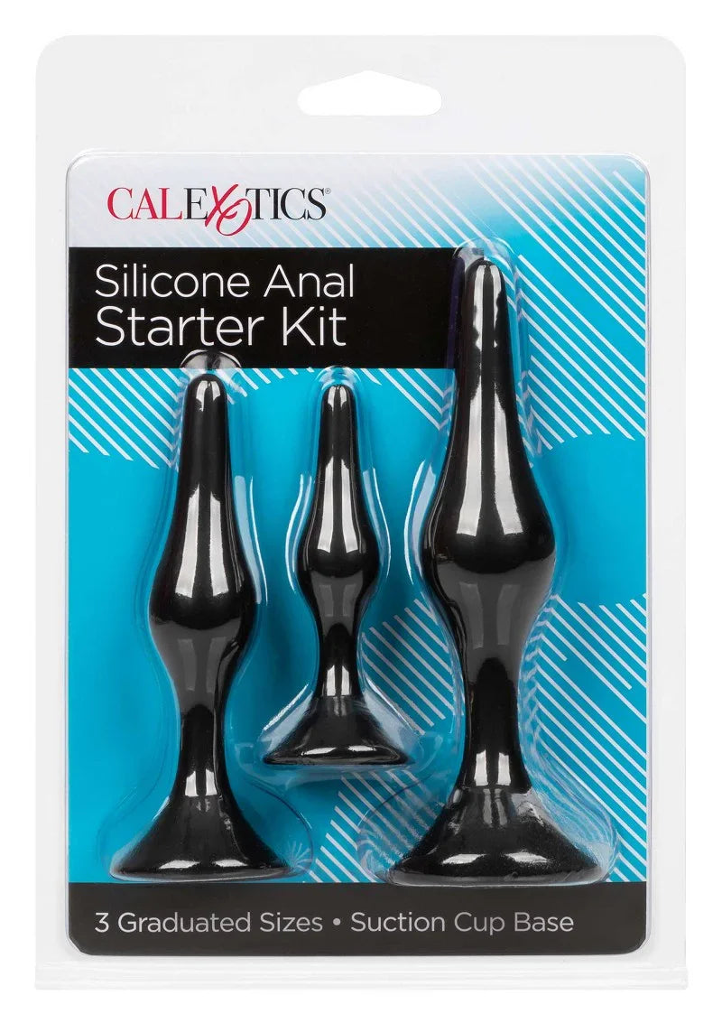 ♂ ♀ CalExotics Silicone Anal Starter Kit - Happytoys Sexshop: Toys for Feeling Happy & Easy 😊 - Discreet geleverd