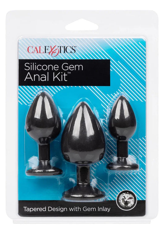 Silicone Gem Anal Kit by CalExotics - Happytoys Sexshop: Toys for Feeling Happy & Easy 😊 - Discreet geleverd