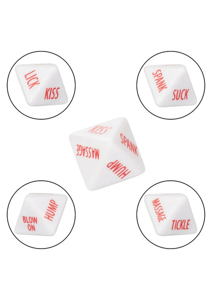 ♂ ♀ CalExotics Tempt & Tease Dice (EN) - Happytoys Sexshop: Toys for Feeling Happy & Easy 😊 - Discreet geleverd