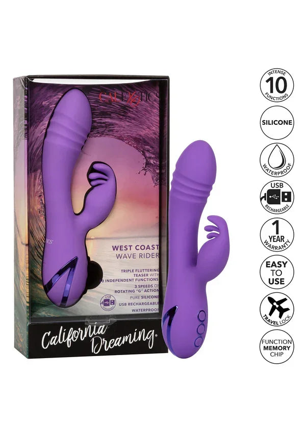 California Dreaming West Coast Wave Rider by CalExotics - Happytoys Sexshop: Toys for Feeling Happy & Easy 😊 - Discreet geleverd