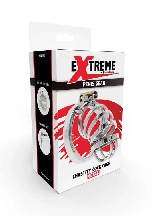 Chastity Cock Cage Metal by Hidden Desire - Happytoys Sexshop: Toys for Feeling Happy & Easy 😊 - Discreet geleverd