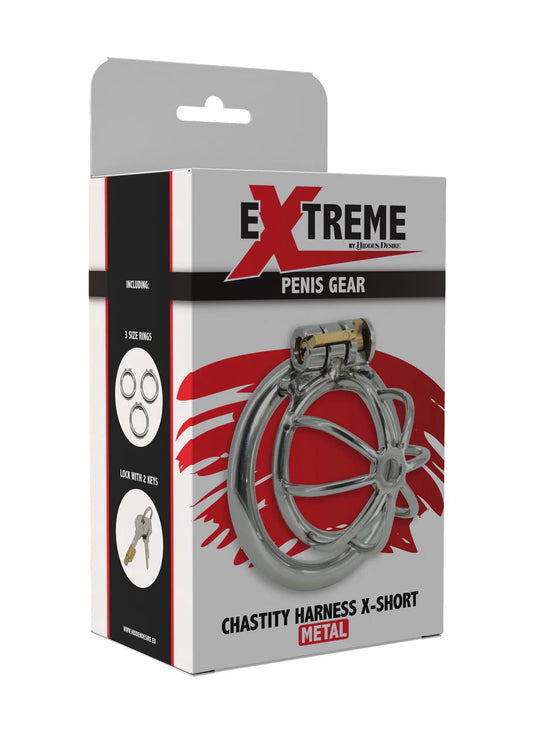 Chestity Cock Harness X-Short by Hidden Desire