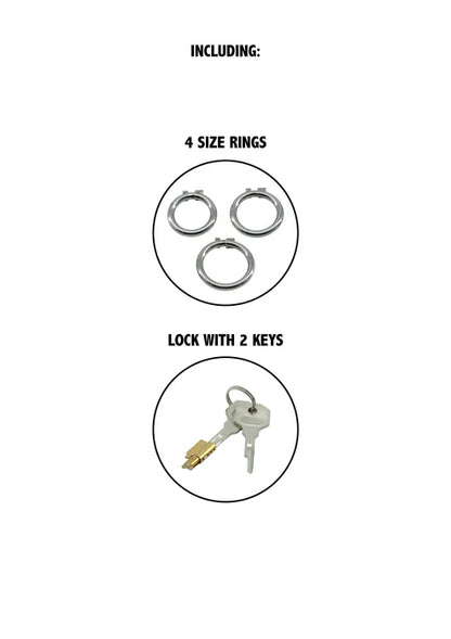 Chestity Cock Harness X-Short by Hidden Desire