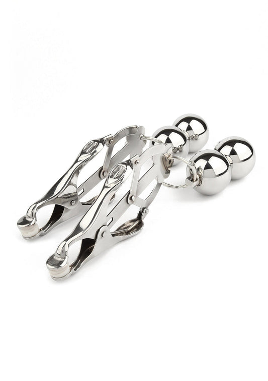 Clover_Nipple_Clamps_Weight_by_Mr._Steel | bestel discreet online bij Happytoys, de erotische webshop geleid door een vrouw.
