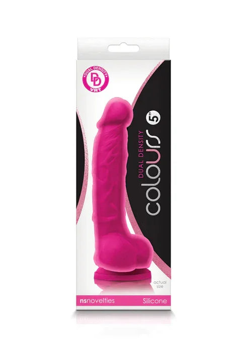 Colours Dual Density 5 inch by NS Novelties - Happytoys Sexshop: online sex shop for Feeling Happy & Easy 😊 - Discreet geleverd