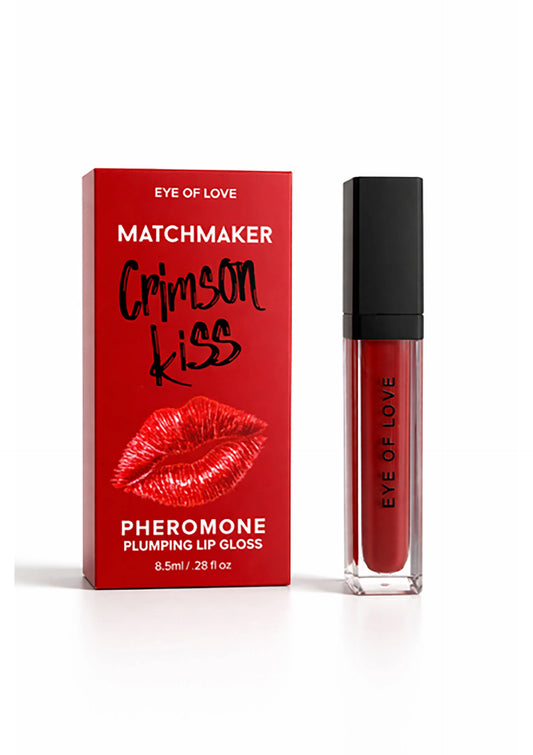 Crimson Kiss Pheromone Lip Gloss 8ml by Eye of Love Matchmaker