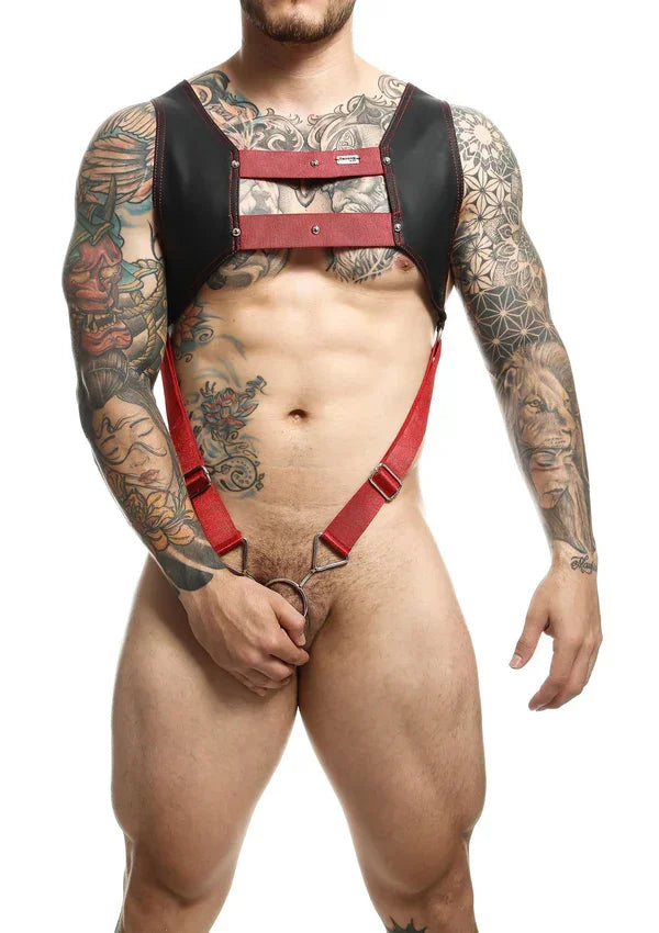 DNGEON Top Cockring Harness by MOB