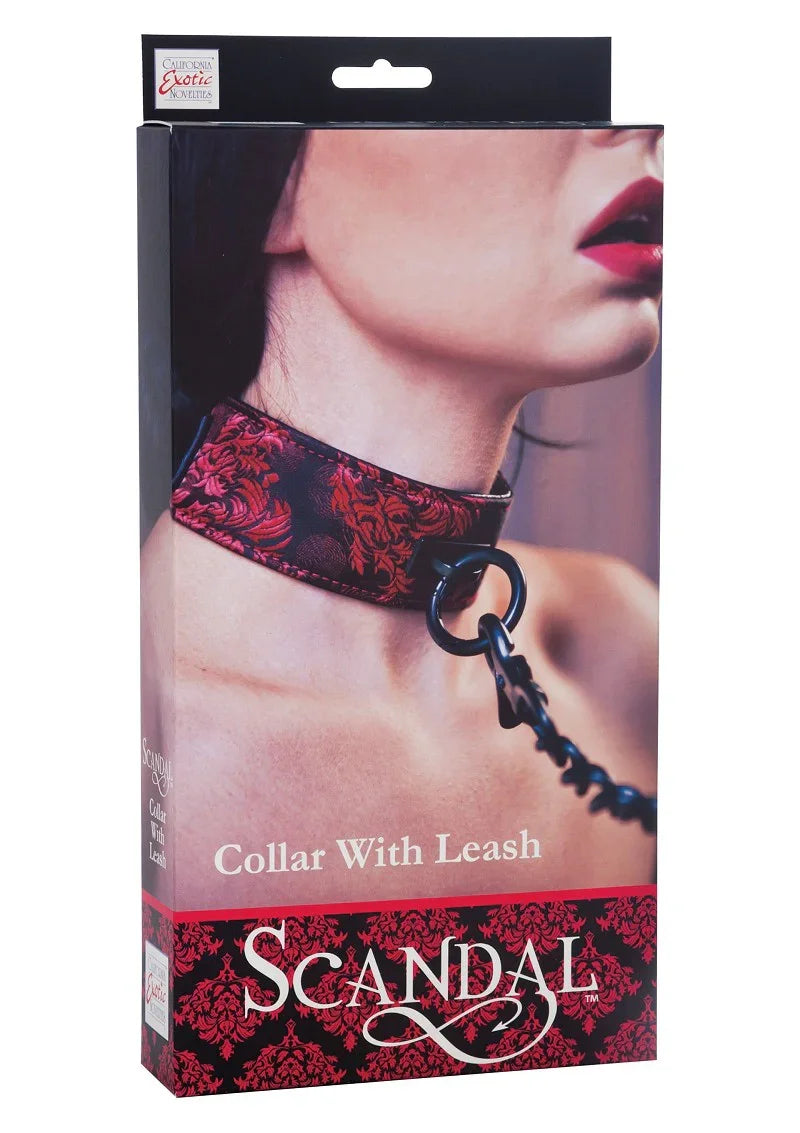 CalExotics Scandal Collar with Leash - Happytoys Sexshop: Toys for Feeling Happy & Easy 😊 - Discreet geleverd