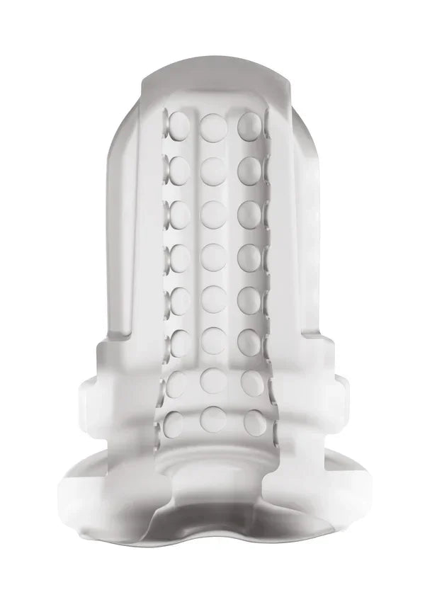 Deep Squeeze Nutbuster Triple Masturbator by Hidden Desire - Happytoys Sexshop: Toys for Feeling Happy & Easy 😊 - Discreet geleverd