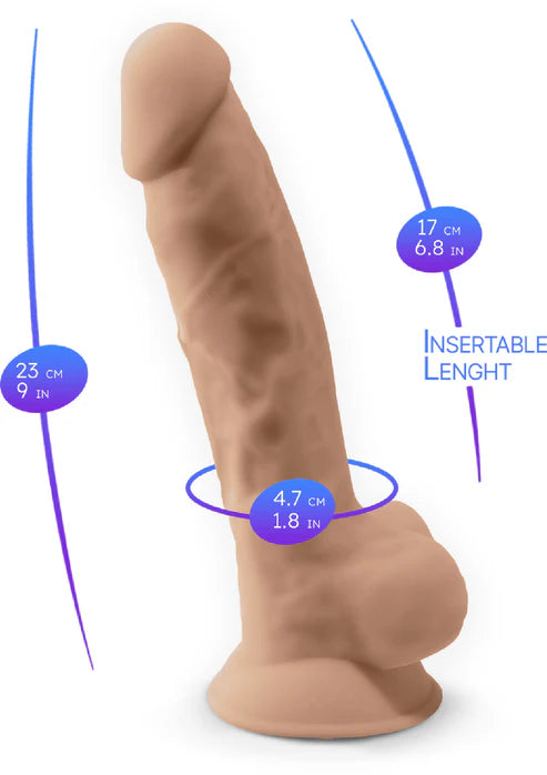 Dildo Model 9 inch by Silex