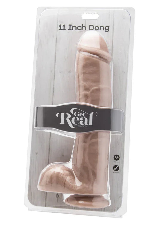 Dildo PVC 28 cm by ToyJoy - Happytoys Sexshop: Toys for Feeling Happy & Easy 😊 - Discreet geleverd