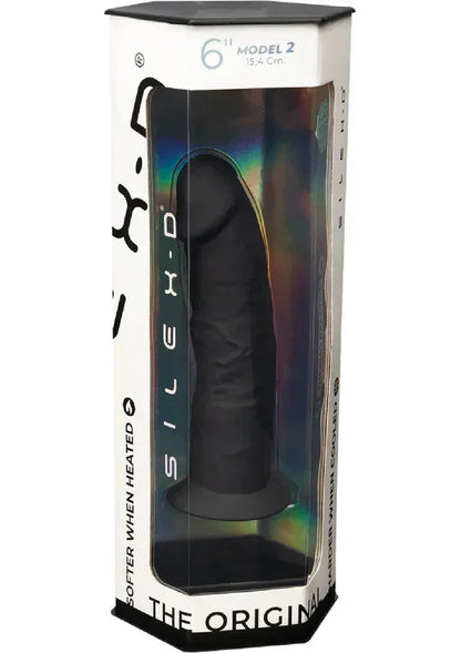 Dong Model 6 inch Glow Red by Silex-D - Happytoys Sexshop: Toys for Feeling Happy & Easy 😊 - Discreet geleverd