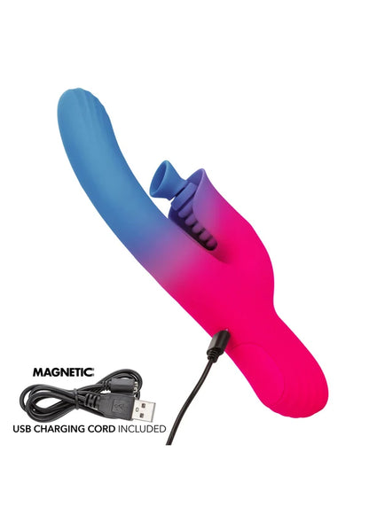 Dual Stimulator Suction Vibrator by CalExotics Elation