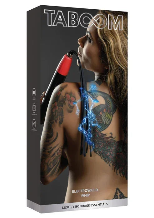 Electro Wand Whip @ Taboom - Happytoys Sexshop: online sex shop for Feeling Happy & Easy 😊 - Discreet geleverd