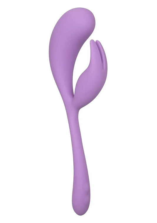 Bestel: Elle Liquid Silicone Dual Flicker Vibrator by CalExotics - bij Happytoys: de erotische sex webshop | liever Happy dan Easy ⭐⭐⭐⭐⭐