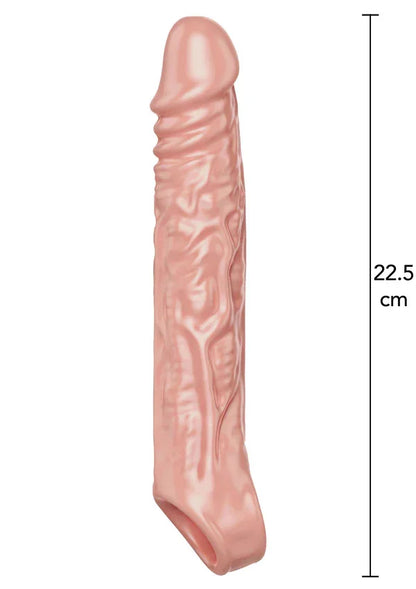 Extension Sleeve TPE XL 22.5 cm by ToyJoy - Happytoys Sexshop: Toys for Feeling Happy & Easy 😊 - Discreet geleverd