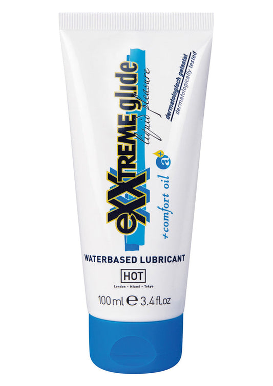 Exxtreme_Liquid_Pleasure_Glide_Waterbased_100_ml_by_Hot | bestel discreet online bij Happytoys, de erotische webshop geleid door een vrouw.