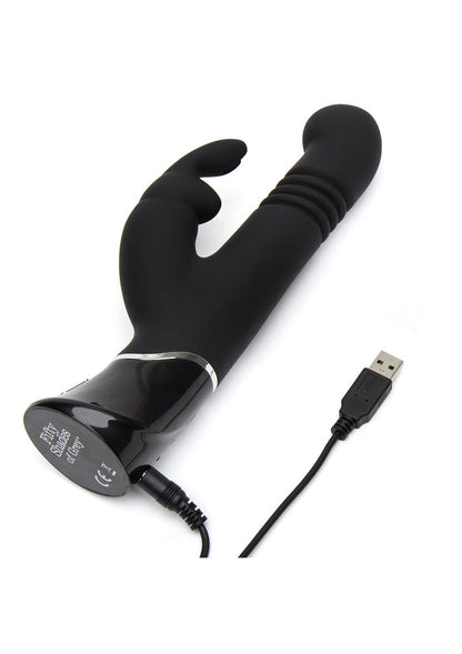 Greedy Girl Rechargeable Thrusting G-Spot Rabbit Vibrator by Fifty Shades of Grey
