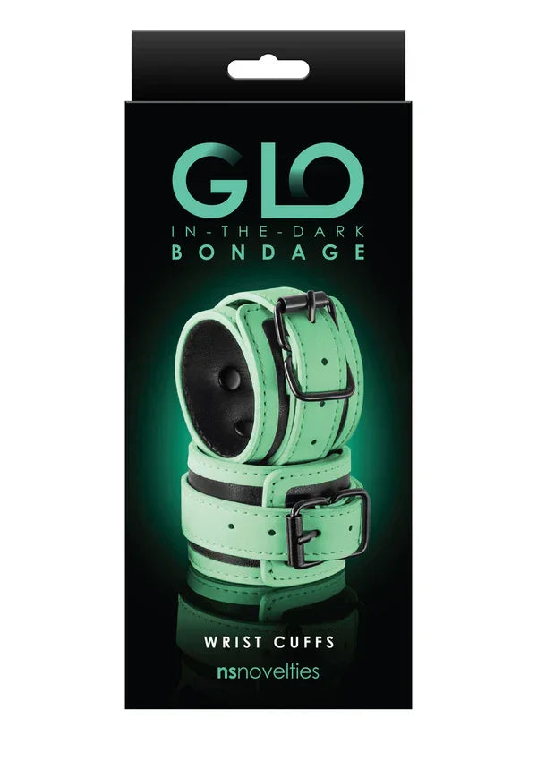 GLO Bondage Wrist Cuff by NS Novelties - Happytoys Sexshop: Toys for Feeling Happy & Easy 😊 - Discreet geleverd