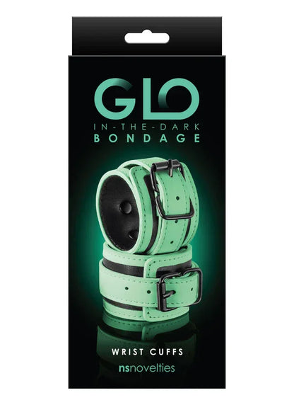 GLO Bondage Wrist Cuff by NS Novelties - Happytoys Sexshop: Toys for Feeling Happy & Easy 😊 - Discreet geleverd