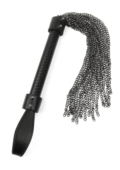Genuine Leather Chain Whip by Hidden Desire