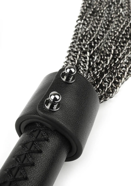 Genuine Leather Chain Whip by Hidden Desire