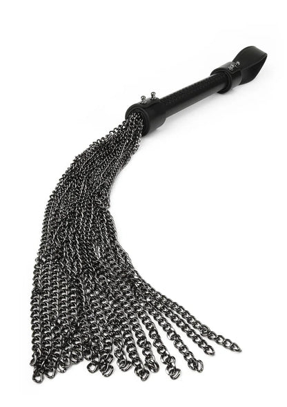 Genuine Leather Chain Whip by Hidden Desire