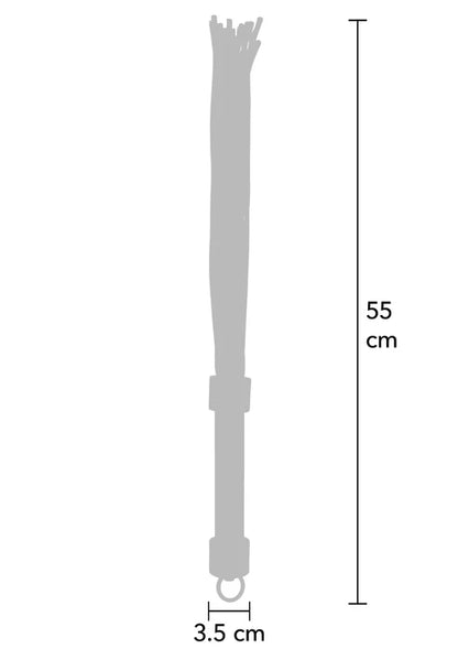 Genuine Leather Knot Flogge by Hidden Desire