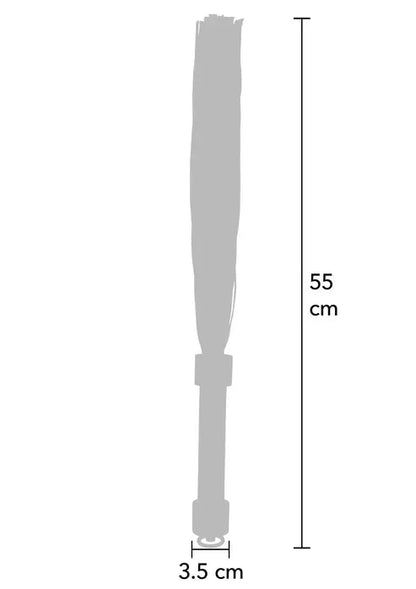 Genuine Leather Whip 55cm by Hidden Desire