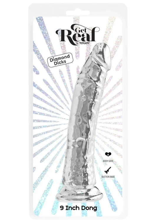 Get Real Clear Dong 9' by ToyJoy - Happytoys Sexshop: Toys for Feeling Happy & Easy 😊 - Discreet geleverd