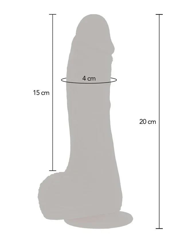 Get Real Up&Down Rotating Vibrating Dildo by ToyJoy - Happytoys Sexshop: Toys for Feeling Happy & Easy 😊 - Discreet geleverd